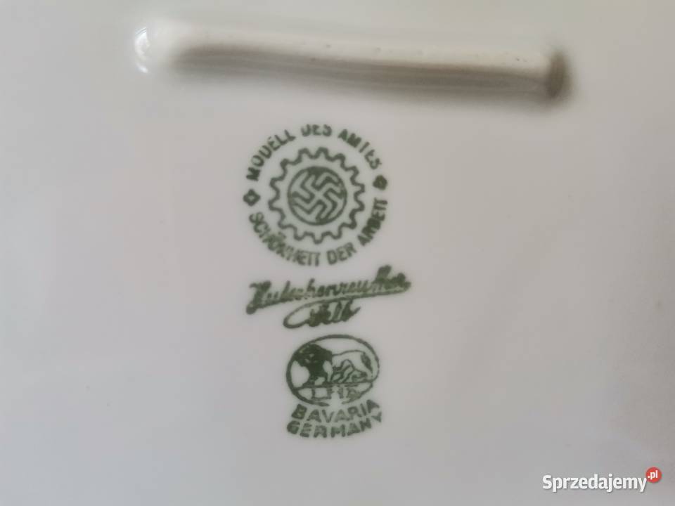 Stary duży talerz półmisek porcelana kantynowa Porcelana i szkło Katowice sprzedam