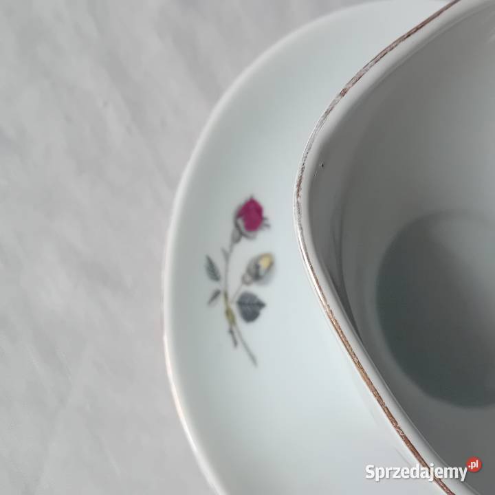 Sosjerka porcelanowa Chodzież PRL Sygnatura X Koźminek