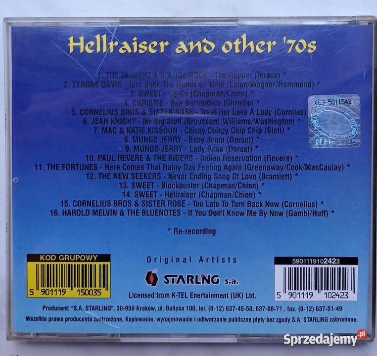 Hellraiser and Other 70s Opole sprzedam