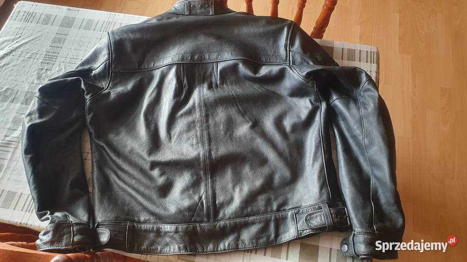 Kurtka skórzana motocyklowa cafe racer vintage Lubanie
