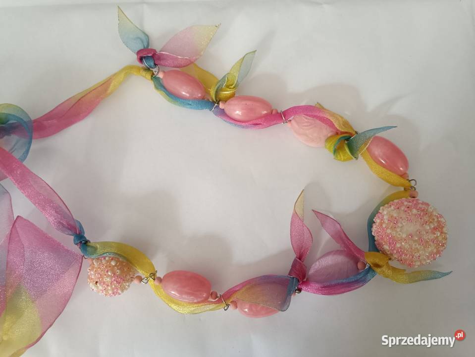 Kolorowe korale naszyjnik sprzedam