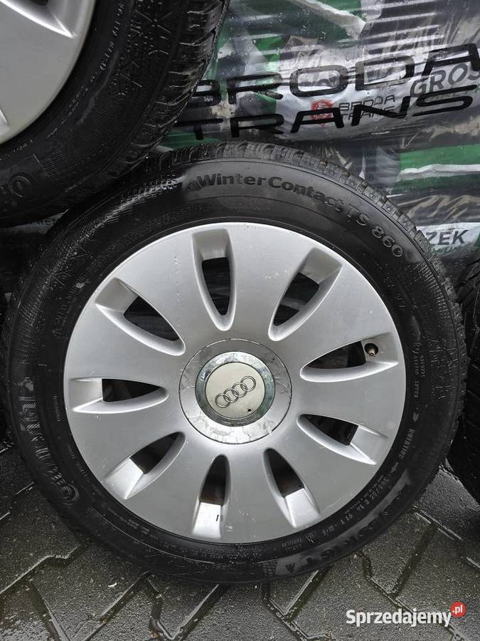 Koła Felgi 5x112 20555 r16 Audi VW Continental Zwoleń