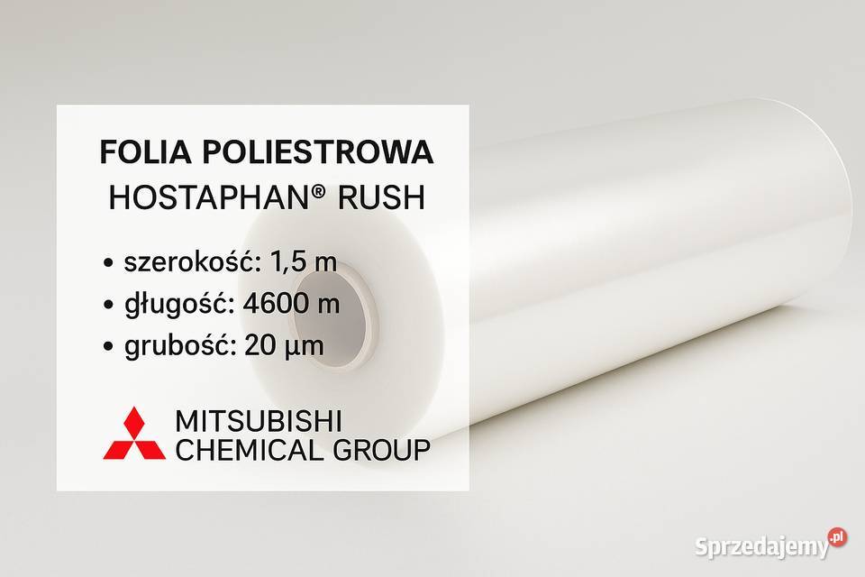 UVodporna folia poliestrowa PET 150x4500m Poznań