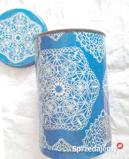 prl puszki do kuchni niebieskie puszki kuchenne niebieski Pojemniki na żywność kujawsko-pomorskie Bydgoszcz