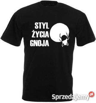 KOSZULKA TSHIRT nadruk napis NAJLEPSZA JAKOŚĆ Odzież codzienna Poznań