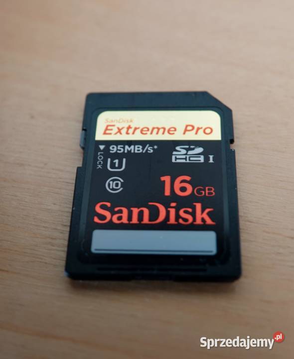 Karta SanDisk SDHC Extreme Pro 16 GB UHSI Card Warszawa