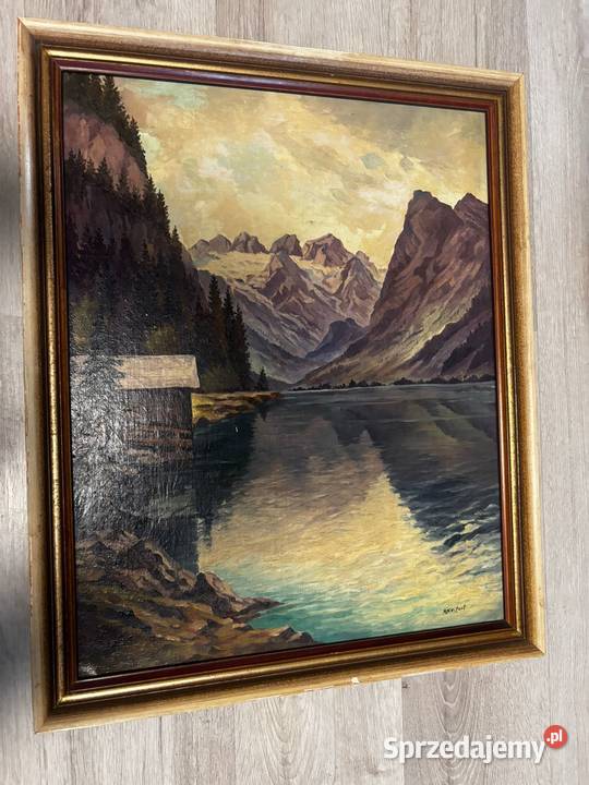 Piękny obraz malowany na płótnie obraz olejny w Malarstwo Zielona Góra sprzedam