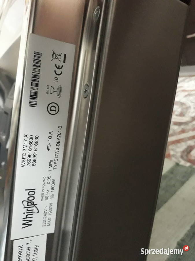 Blat do zmywarki Whirlpool WSFC 3M17 X Poznań