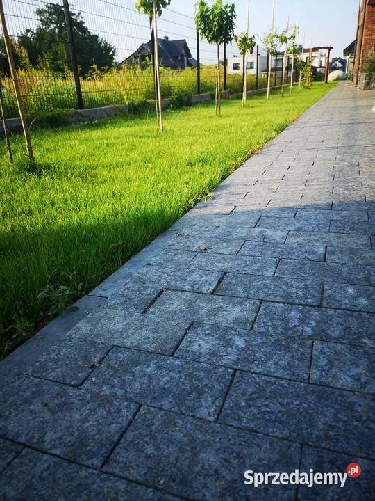 Kostka Brukowa Granitowa LABRADORYT cięty na Warszawa