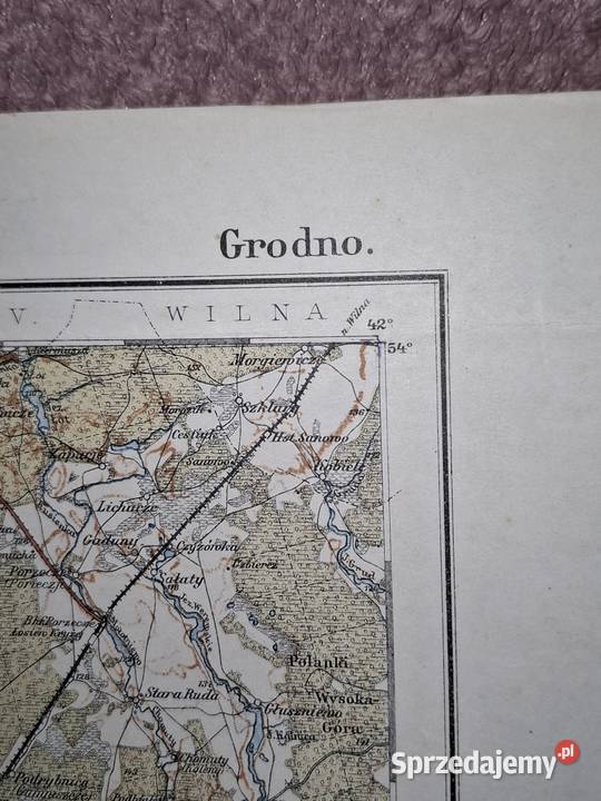 Stare mapy7 sztuk Antyki Nowe sprzedam