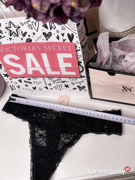 Majtki M 38 Victorias Secret stringi koronkowe Koronkowe  Warszawa