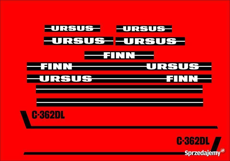 naklejki ursus fin c362dl Jeżewo