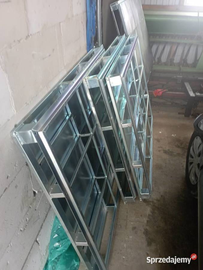 Skrzyniopalety metalowe na zboże zrebke węgiel podkarpackie Niedźwiada