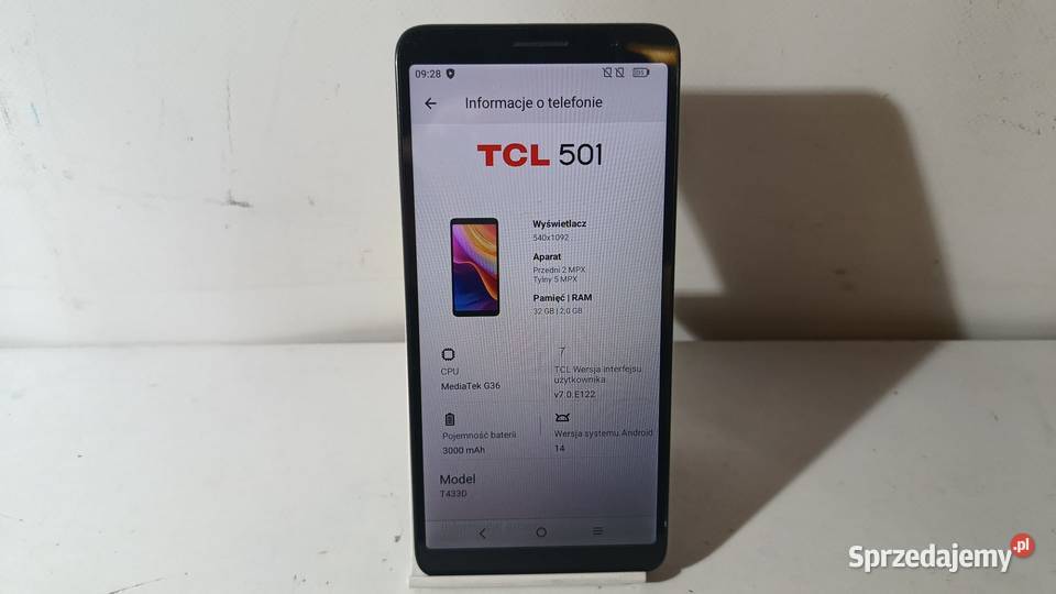 Smartfon TCL 501 232GB DualSIM Katowice