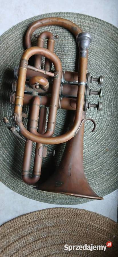 Mosiężna trąbka Antykwariat Kraków