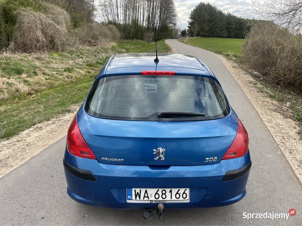 Peugeot 308 16b lpg panorama hak klima 2008r sprowadzony Rutki-Kossaki