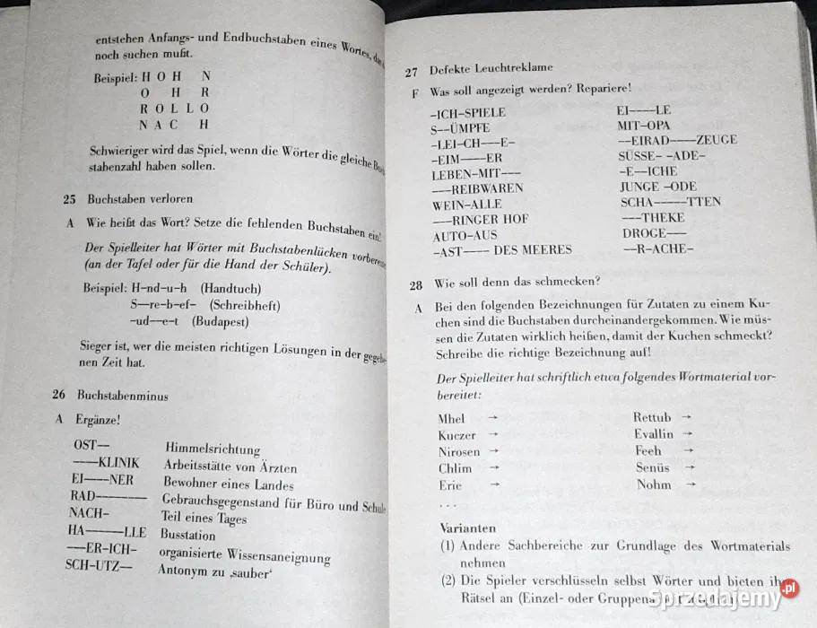 Sprachspielereien fur Deutschlernende R Bohn Chełm