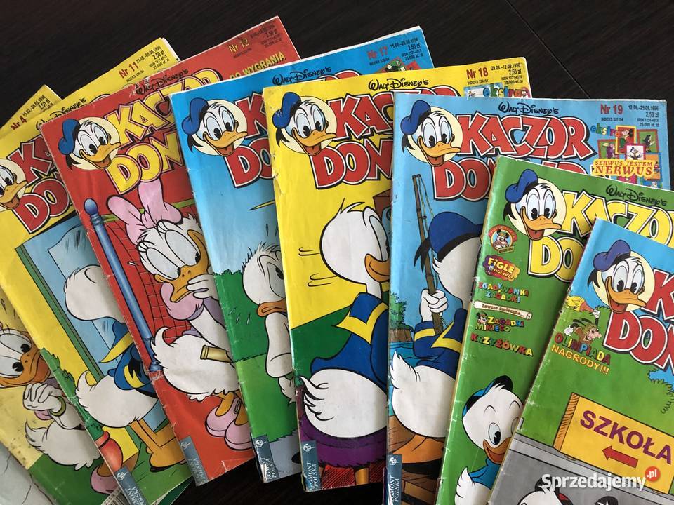10 numerów kaczora donalda z lat 9596 Krosno
