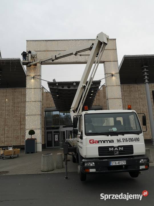Zwyżka podnośnik koszowy wynajem usługi Radzionków