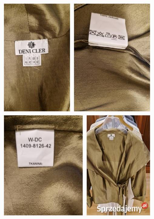 Damska efektowna NARZUTKAKOSZULA Deni Cler 42 Rozmiar 42(XL) Lublin