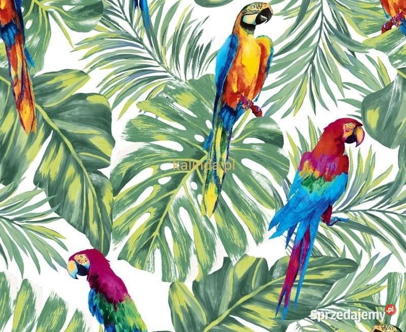 Papugi D56 tkanina obiciowa tapicerska velvet Piekary Śląskie sprzedam