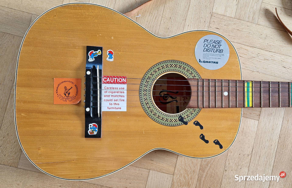 Gitara akustyczna DEFIL średnia HS 20 pokrowiec praworęczna Gitary i akcesoria mazowieckie Warszawa