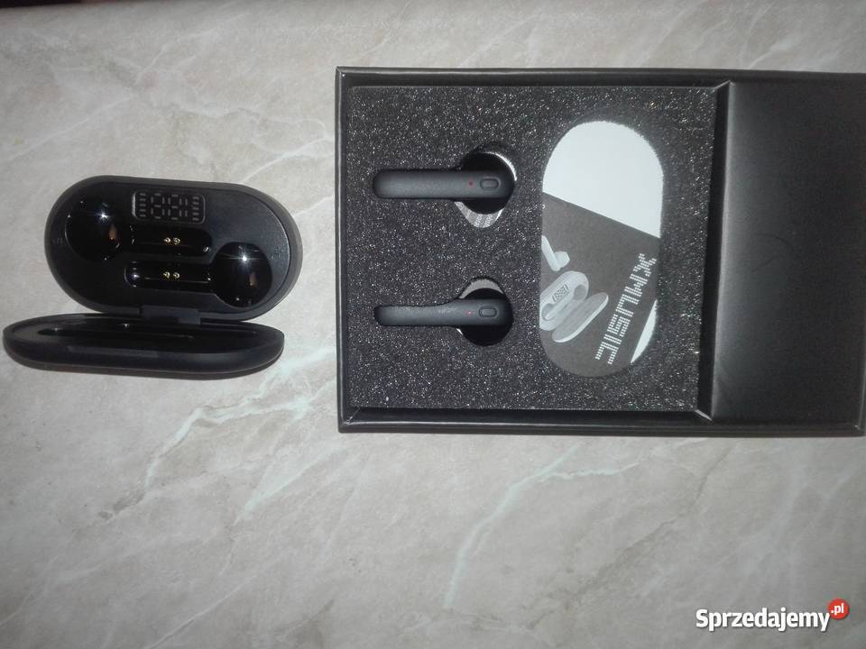 Słuchawki douszne bezprzewodowe bluetooth XMUSIC łódzkie Bukowiec