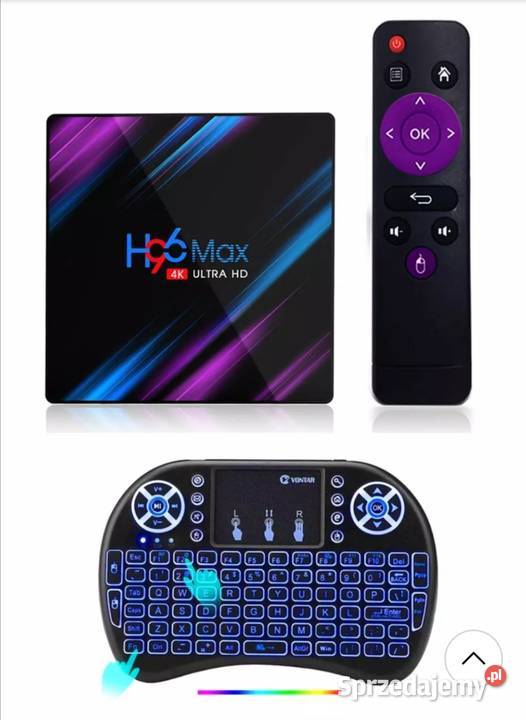 TV BOX H96 MAX 4GB/64GB 4K ULTRA HD Nowy Sącz - Sprzedajemy.pl