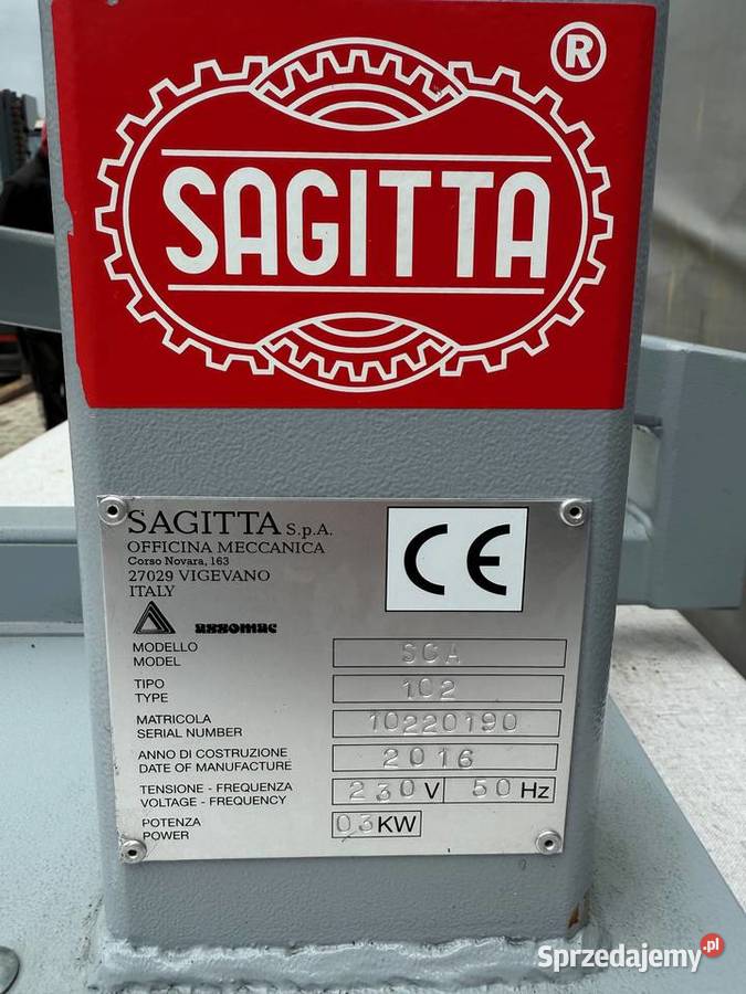 Sagitta SCA 102 rozprasowywacz szwów nakładarka Łaskarzew