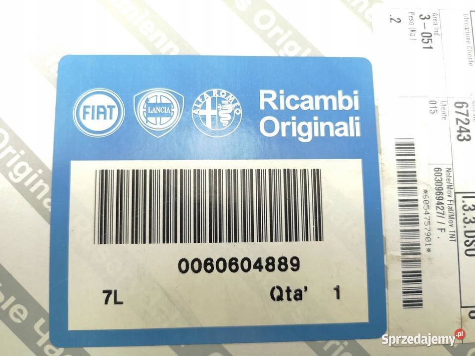 PASEK ROZRZĄDU ALFA ROMEO 166 9807 20 V6 12V ORI Rozrząd