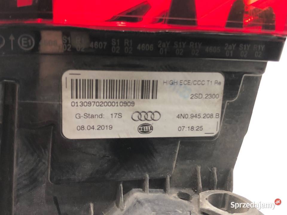 LAMPA PRAWY TYŁ AUDI A8 D5 4N0945208B