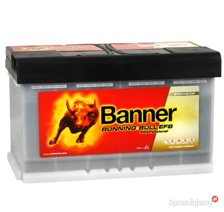 Akumulator 85Ah 780A Banner RUNNING BULL EFB Starogard Gdański
