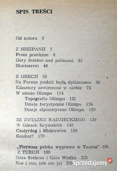 Słupów Herkulesa do Arki Noego J A Szczepański Limanowa sprzedam
