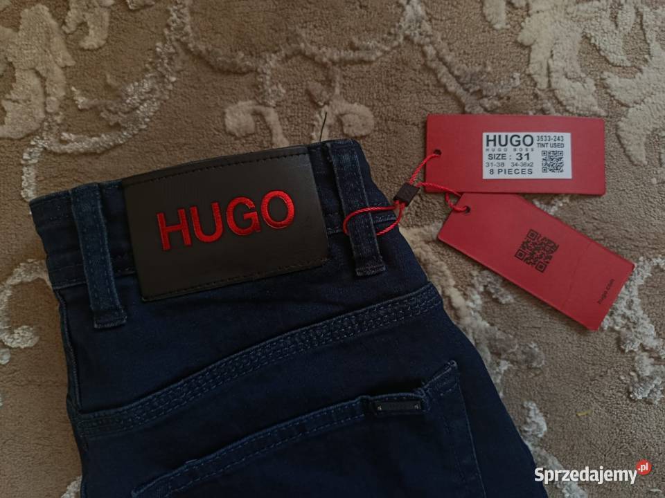 Jeansy męskie Hugo Boss ciemne rozmiar 3132