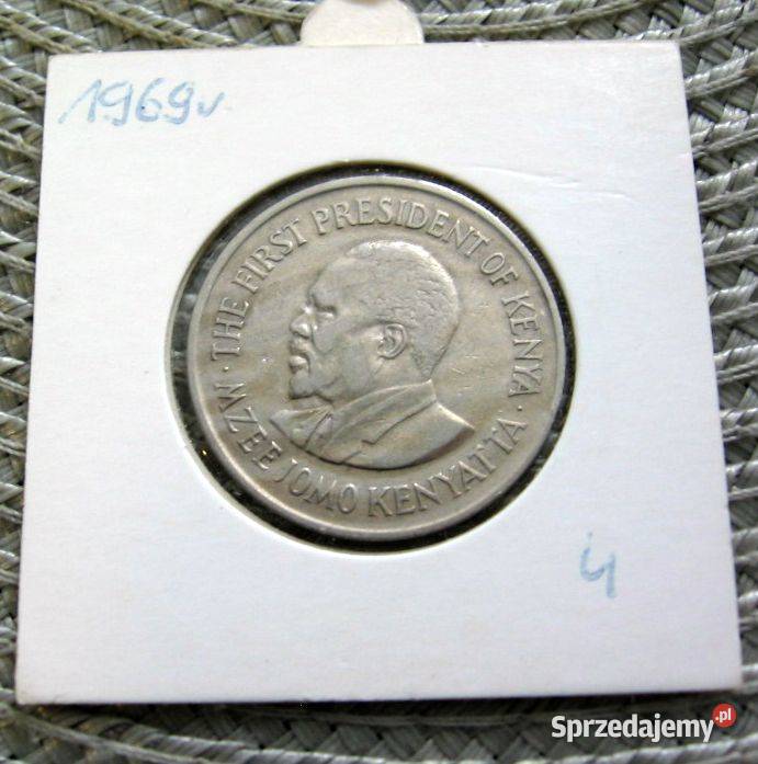 Kenia 1 Szyling 1969r Numizmatyka Kalisz