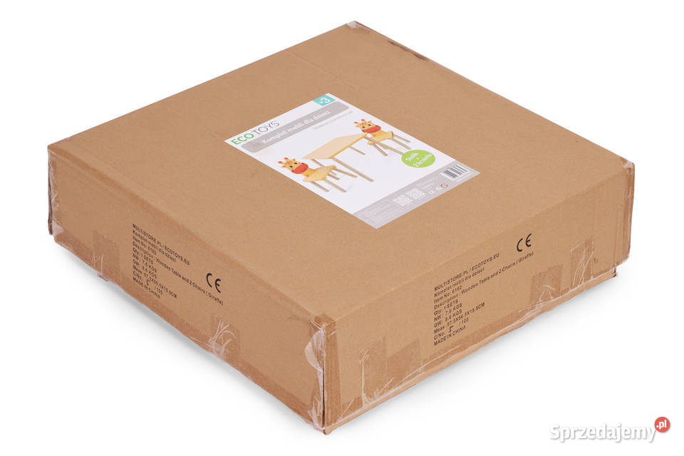 Zestaw mebli dzieci stolik 2 krzesła żyrafa Smogorzów