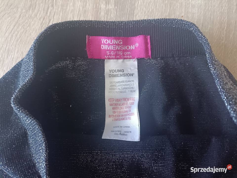 Błyszczące legginsy Primark 116 Pozostałe pomorskie Kwidzyn sprzedam