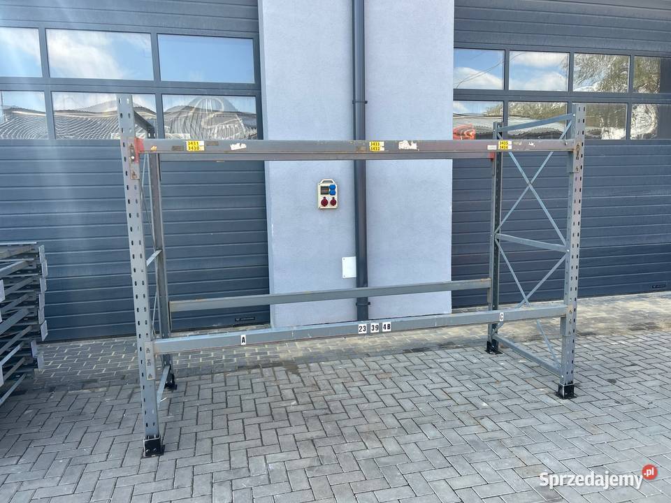 Regały paletowe dexion rama H400 magazyn trawers lubelskie Zamość