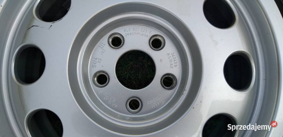 Nowe aluminiowe koło 8L0601025E 6Jx15H2 ET38 mazowieckie Nowy Dwór Mazowiecki
