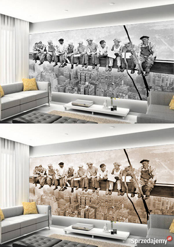 Fototapeta samoprzylepna ROBOTNICY NA BELCE Wrocław sprzedam