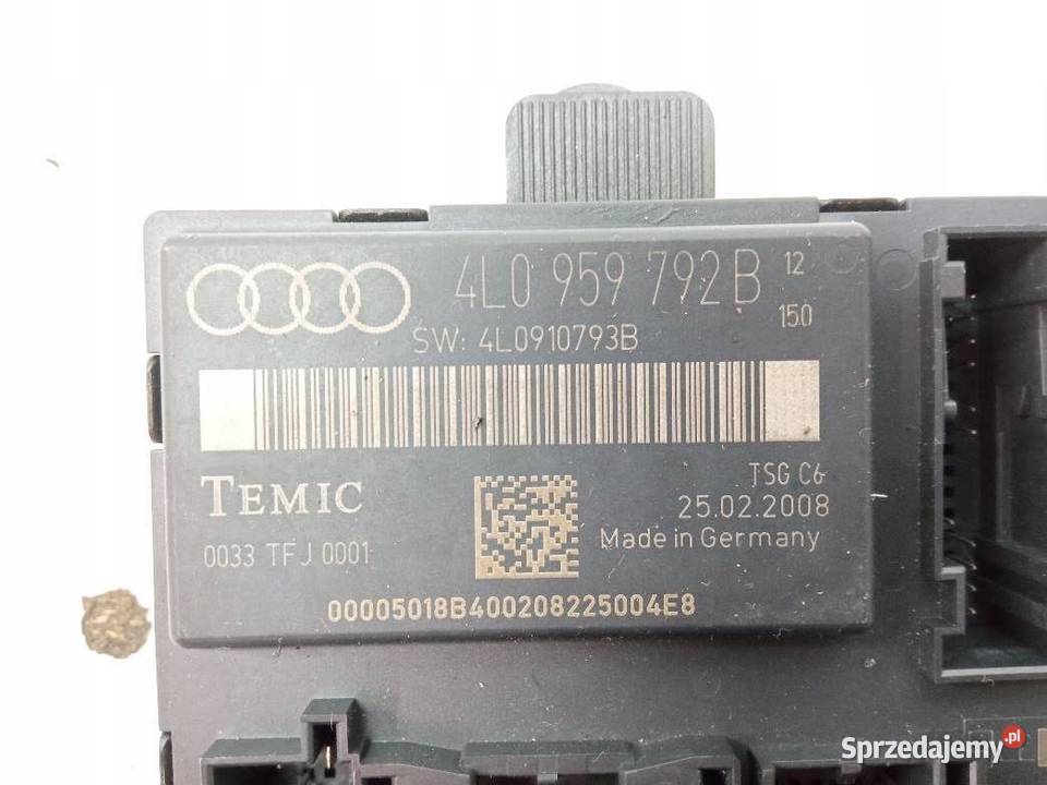 MODUŁ DRZWI PRAWY PRZÓD 4L0959792B Audi Q7 I