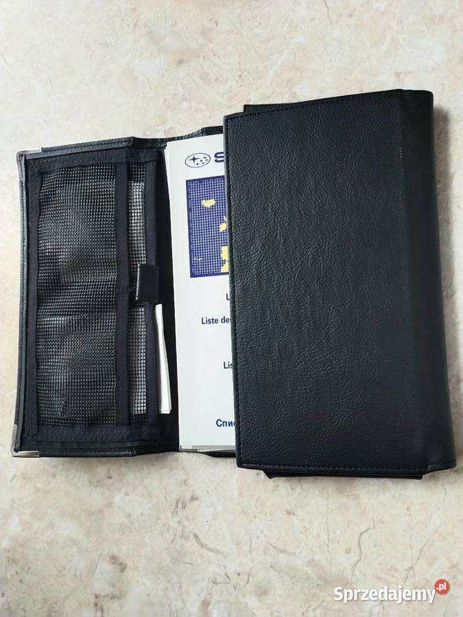 Subaru Etui skórzane do książek serwisowych kujawsko-pomorskie Bydgoszcz sprzedam