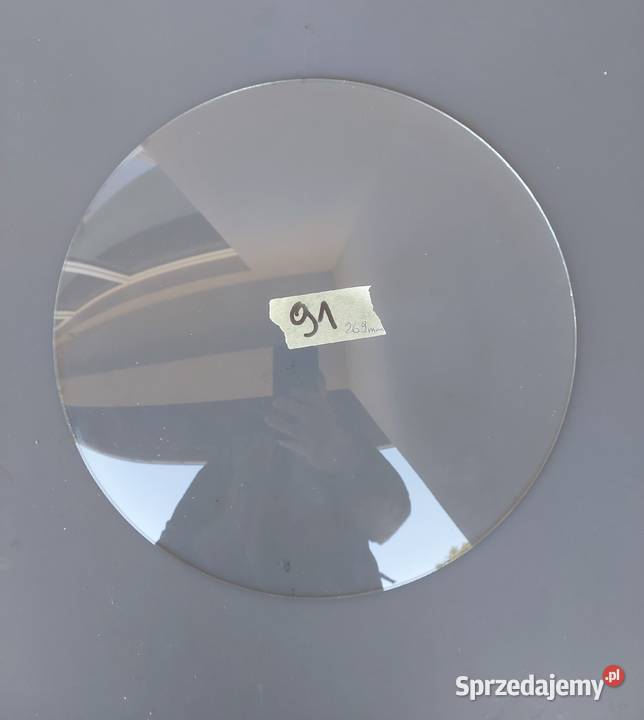 91 Szkło szyba wypukła starego zegara 269mm Tczew