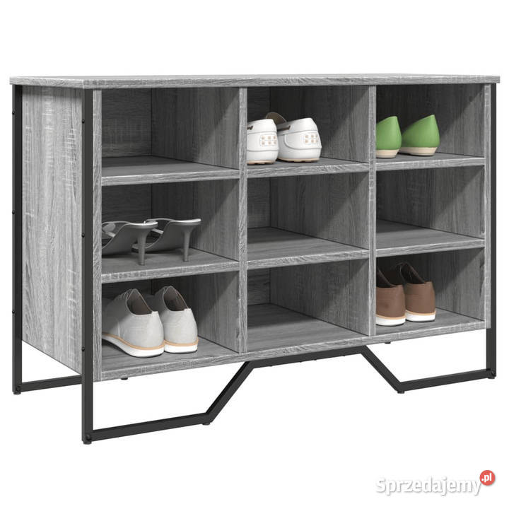 Szafka na buty szary dąb sonoma 90x38x615