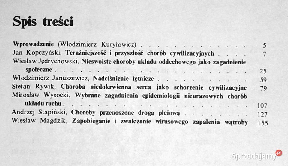 Choroby cywilizacyjne Wybrane problemy W Chełm sprzedam
