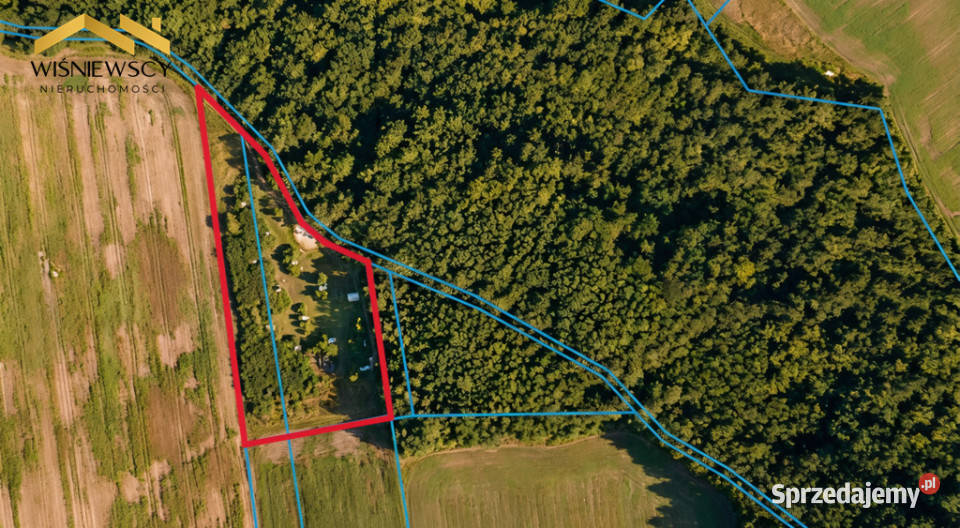 Działka 163 ha rezerwacie Lenki Dawidy rekreacyjna warmińsko-mazurskie