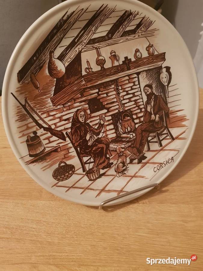 Talerz kolekcjonerski corsica wielkopolskie