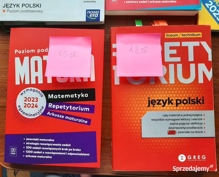 Książki do matury repetytorium lubuskie Skwierzyna