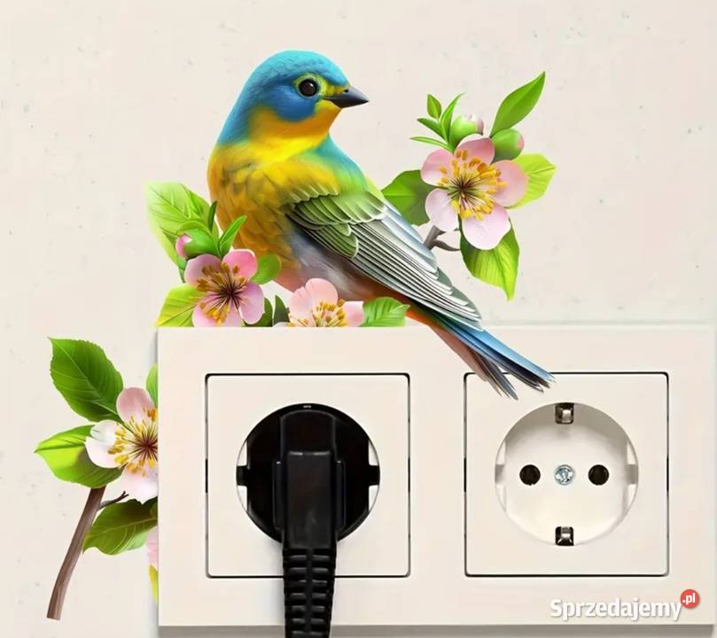 Naklejka na szybę ścianę z ptakiem Ząbki sprzedam