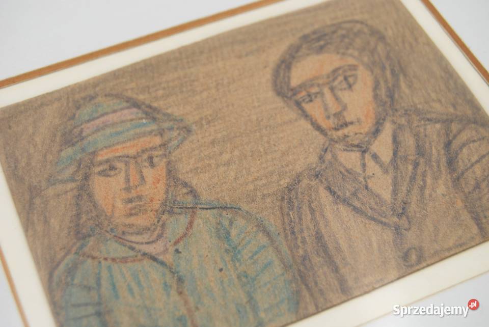 Nikifor Krynicki 1895 1968 portret podwójny Poznań